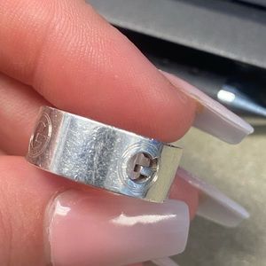 Silver Gucci Ring